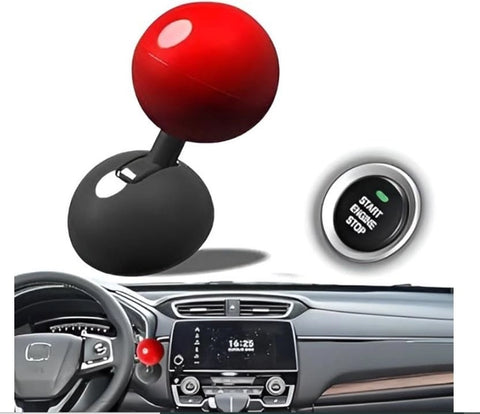 Universal Car Engine Start Stop Button Joystick Cover – Retro Arcade Ball-Bar Starter Switch Protector & Interior Accessory