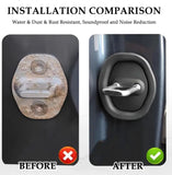 Universal Silicone Car Door Latch Lock Protective Covers (Pack of 4)
