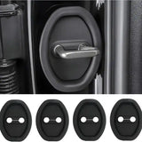 Universal Silicone Car Door Latch Lock Protective Covers (Pack of 4)